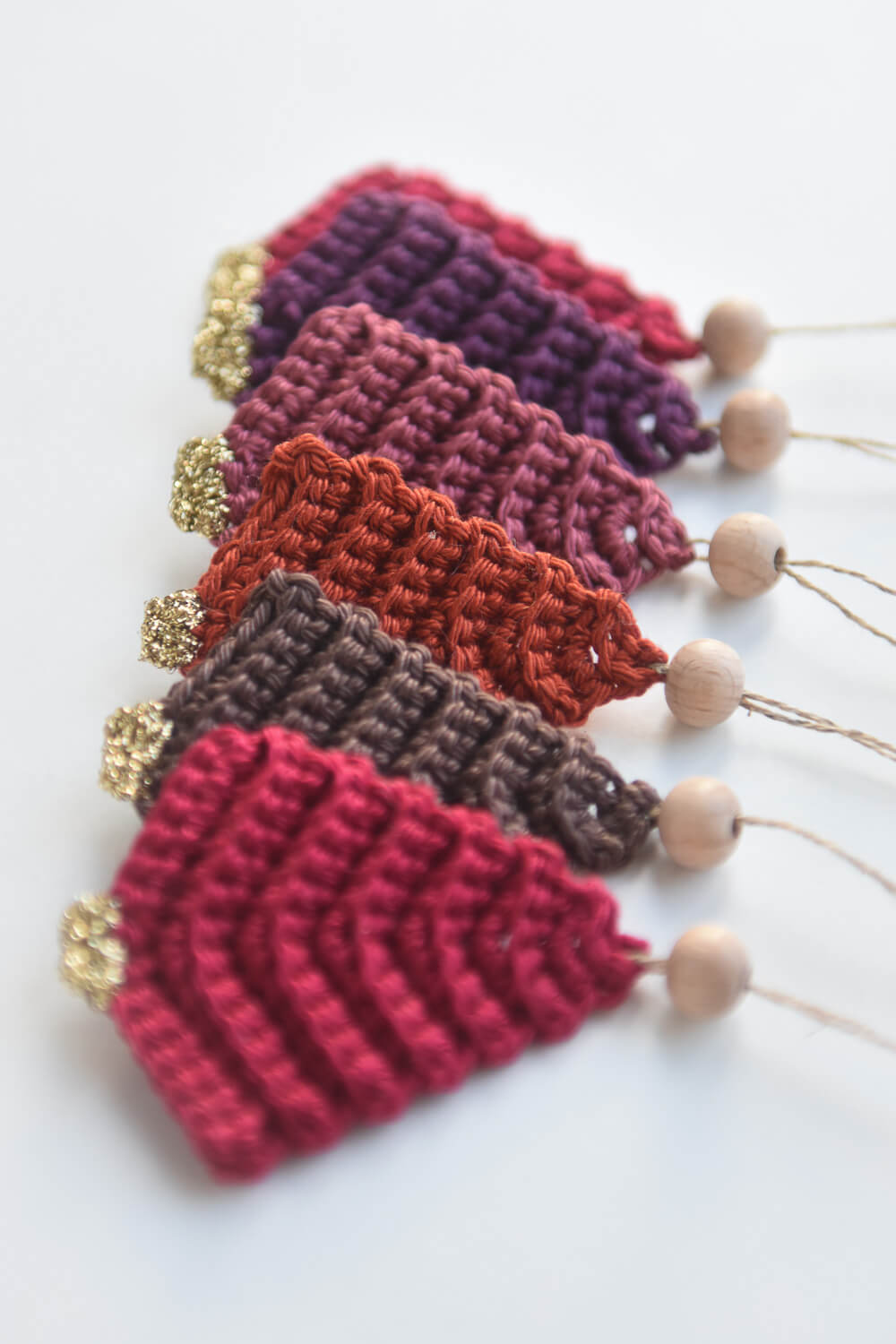 crochet christmas trees