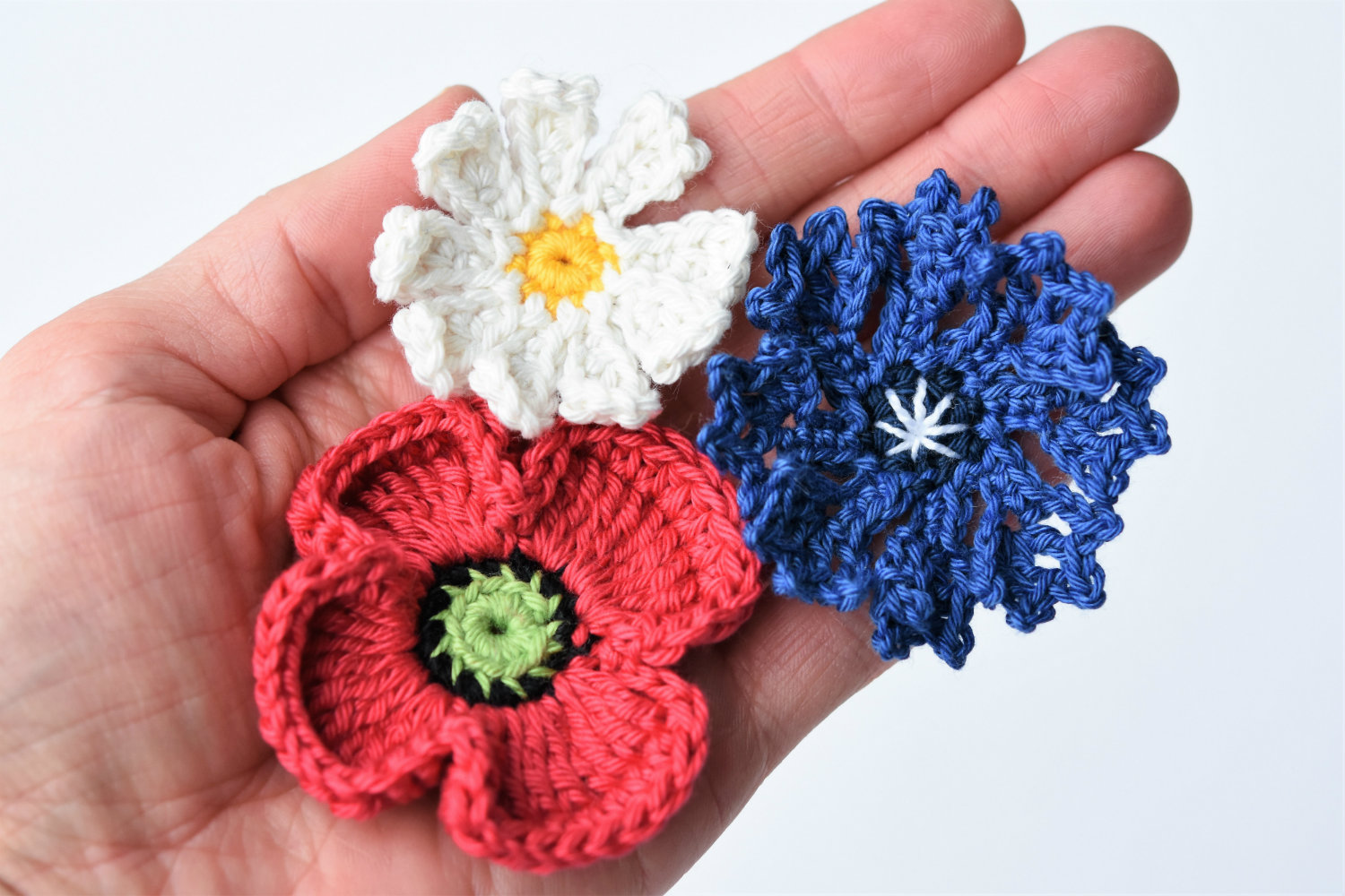 crochet flower pattern