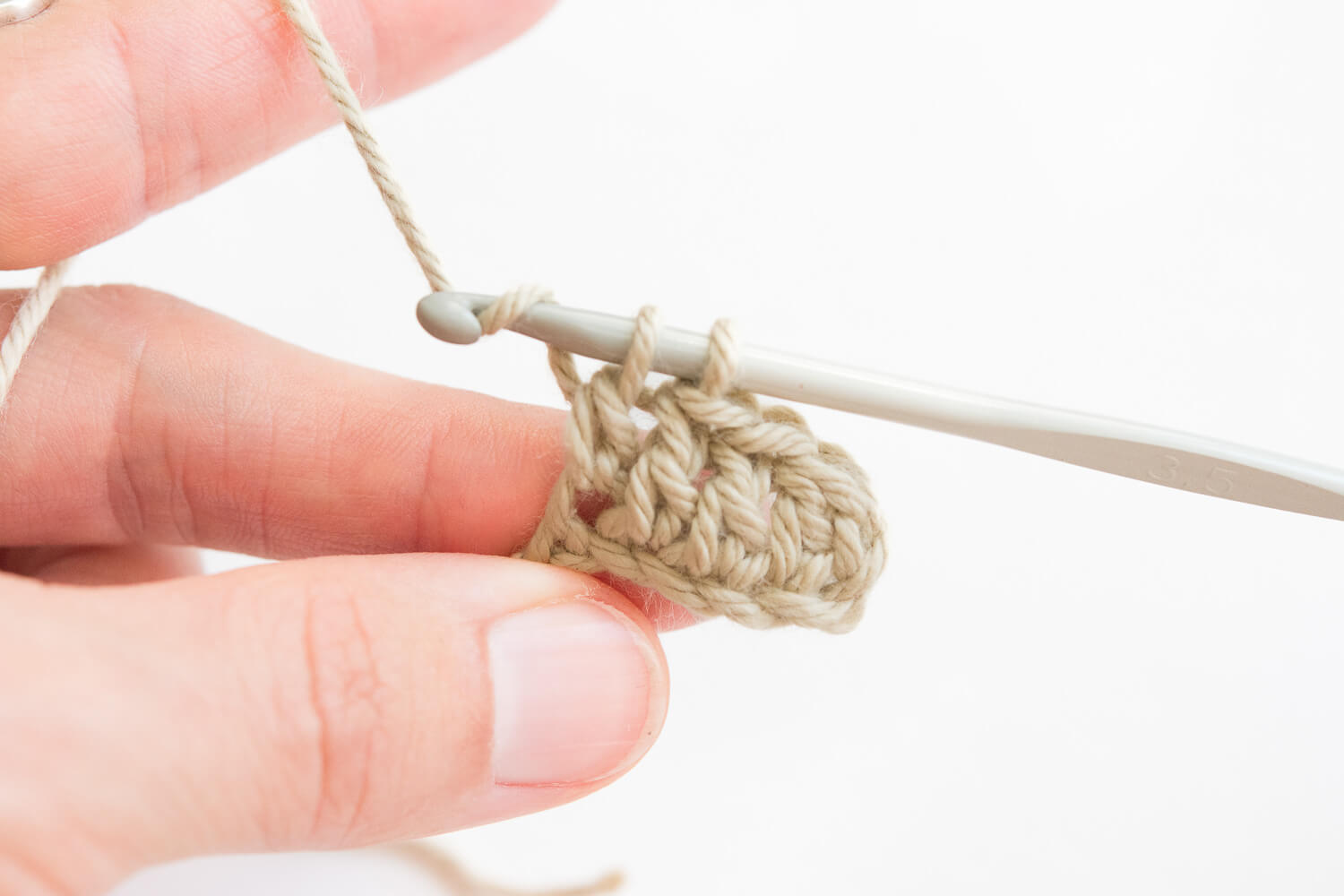 double crochet step 4