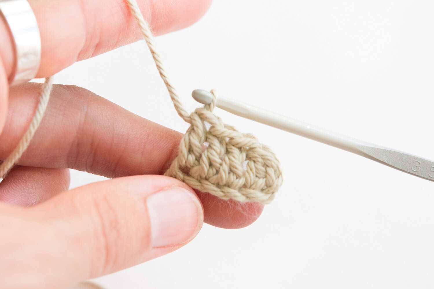 double crochet step 4