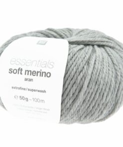 Essentials Soft Merino Aran 020 hellgrau