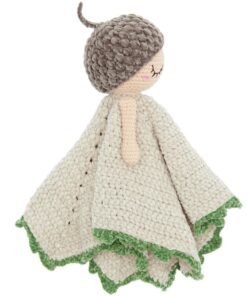 acorn baby blanket crochet kit