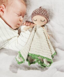 acorn baby blanket crochet kit