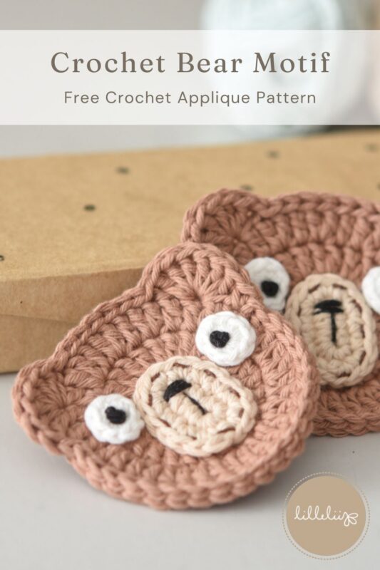 crochet bear motif free pattern