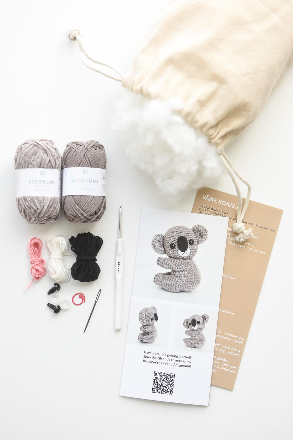 mänguasja heegeldamise komplekt