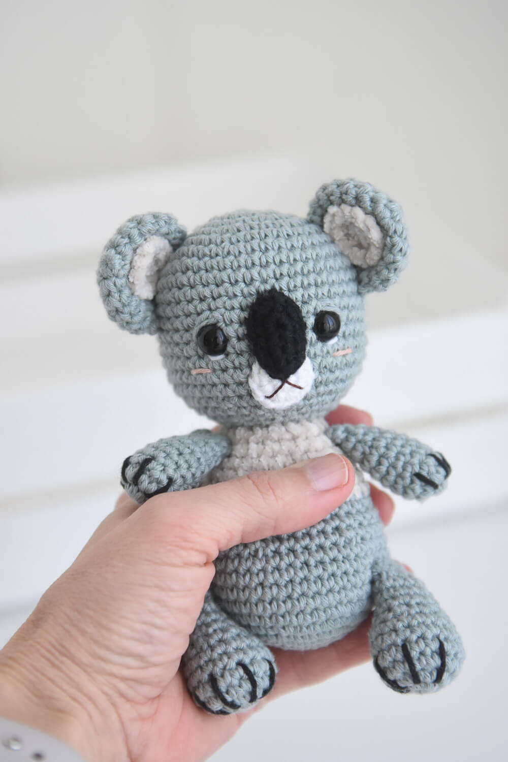 väike heegeldatud koaala