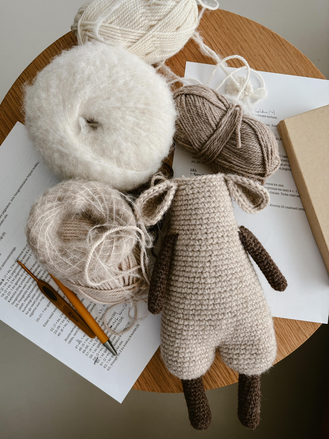 amigurumi muster heegeldatud lammas