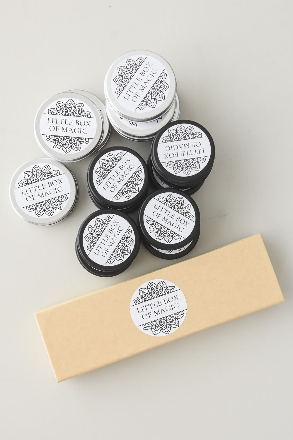 tins and boxes for crochet tools