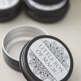 Black tin (55x20 mm)