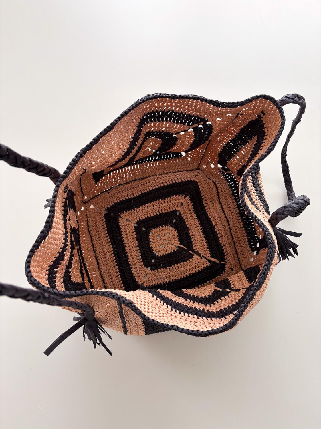 Crochet Paper Yarn Beach Bag