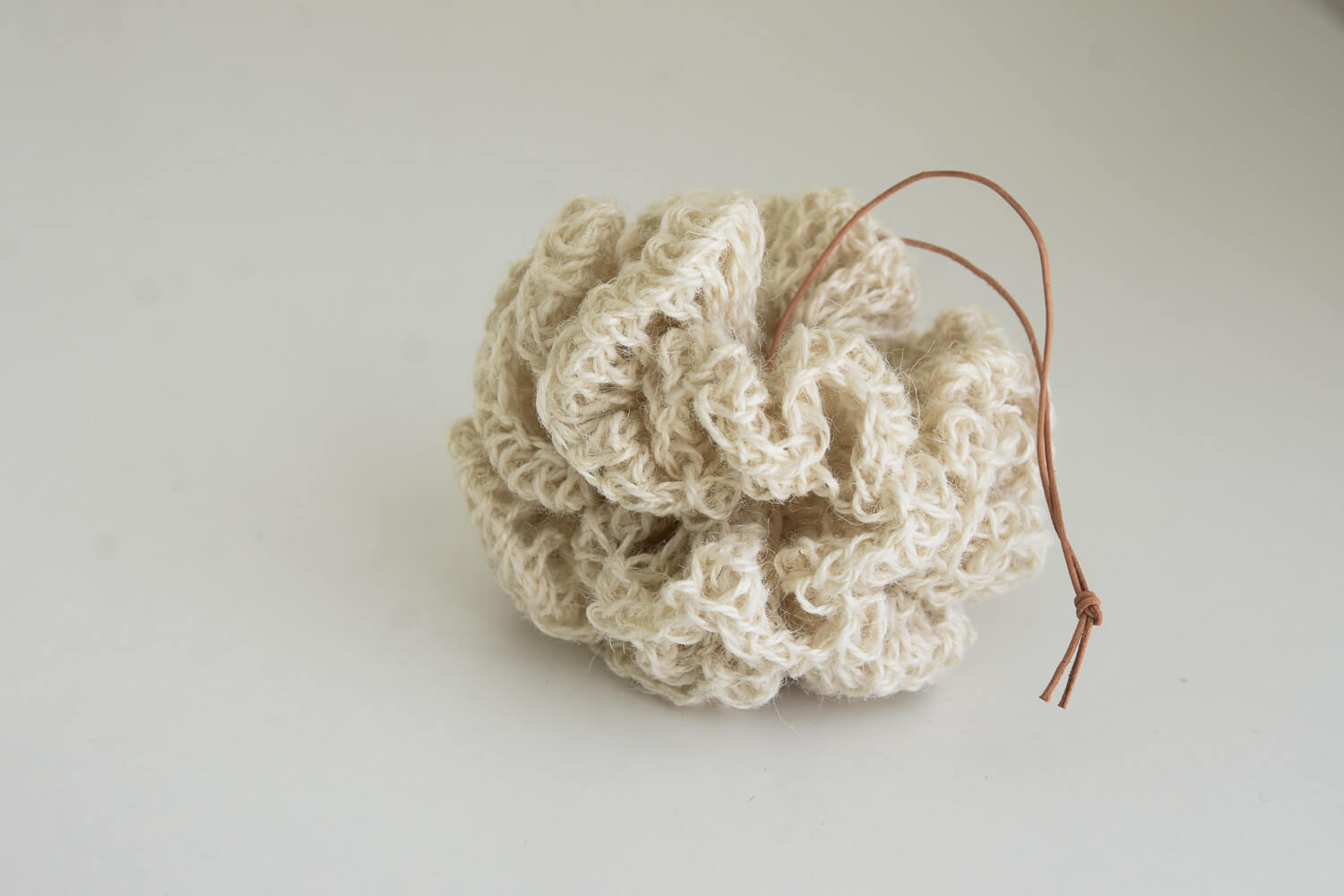 crochet shower pouf